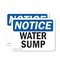 Signmission Water Sump, 10 in W x Rectangle, Plastic OS-2PACK-NS-P-710-L-18984 - alternate 1